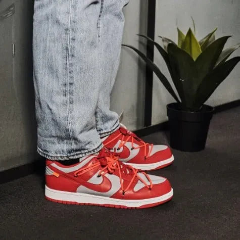 Dunk Low Off-White University Red - CT0856-600