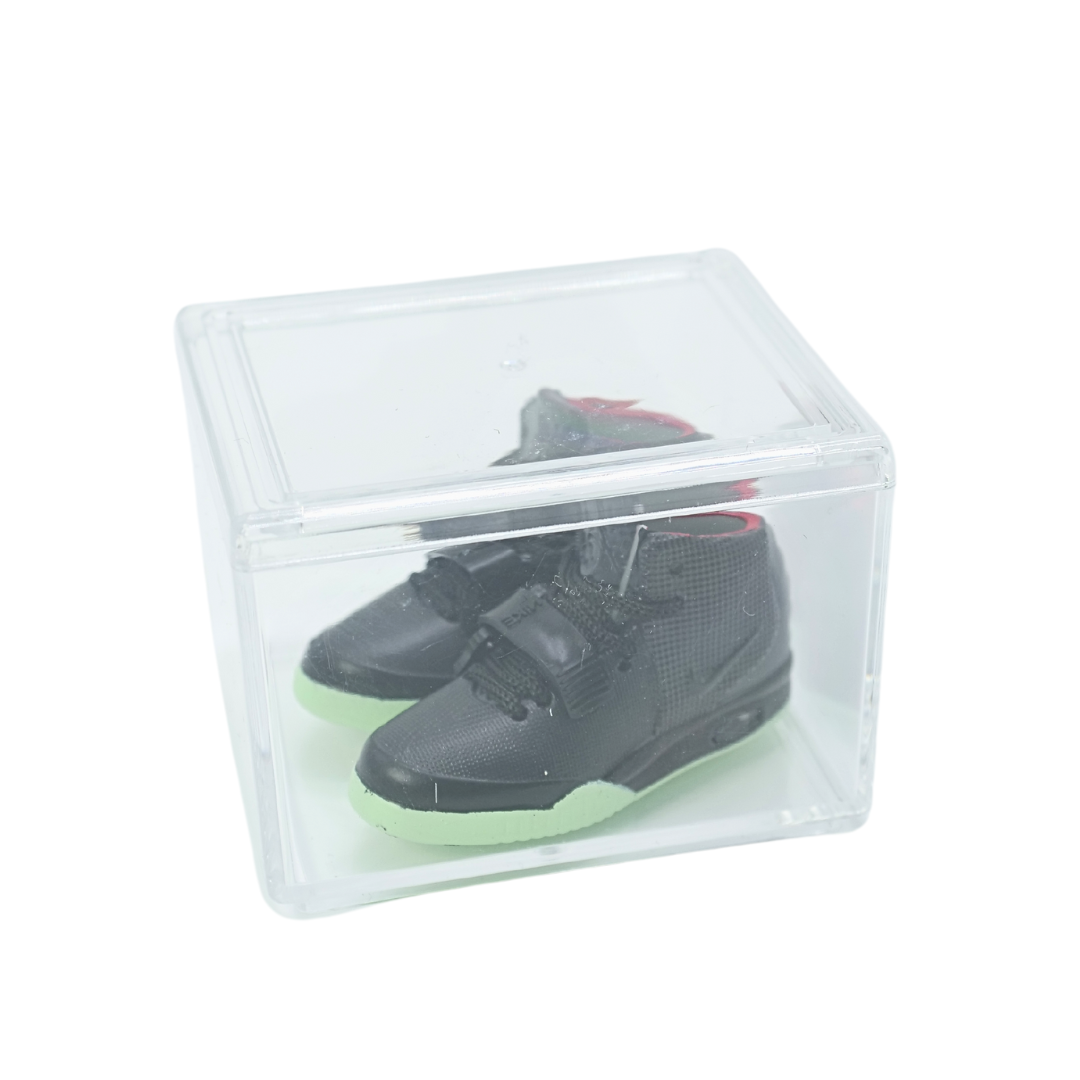 Miniature Sneakers - Nike Air Yeezy 2 - Solar Red