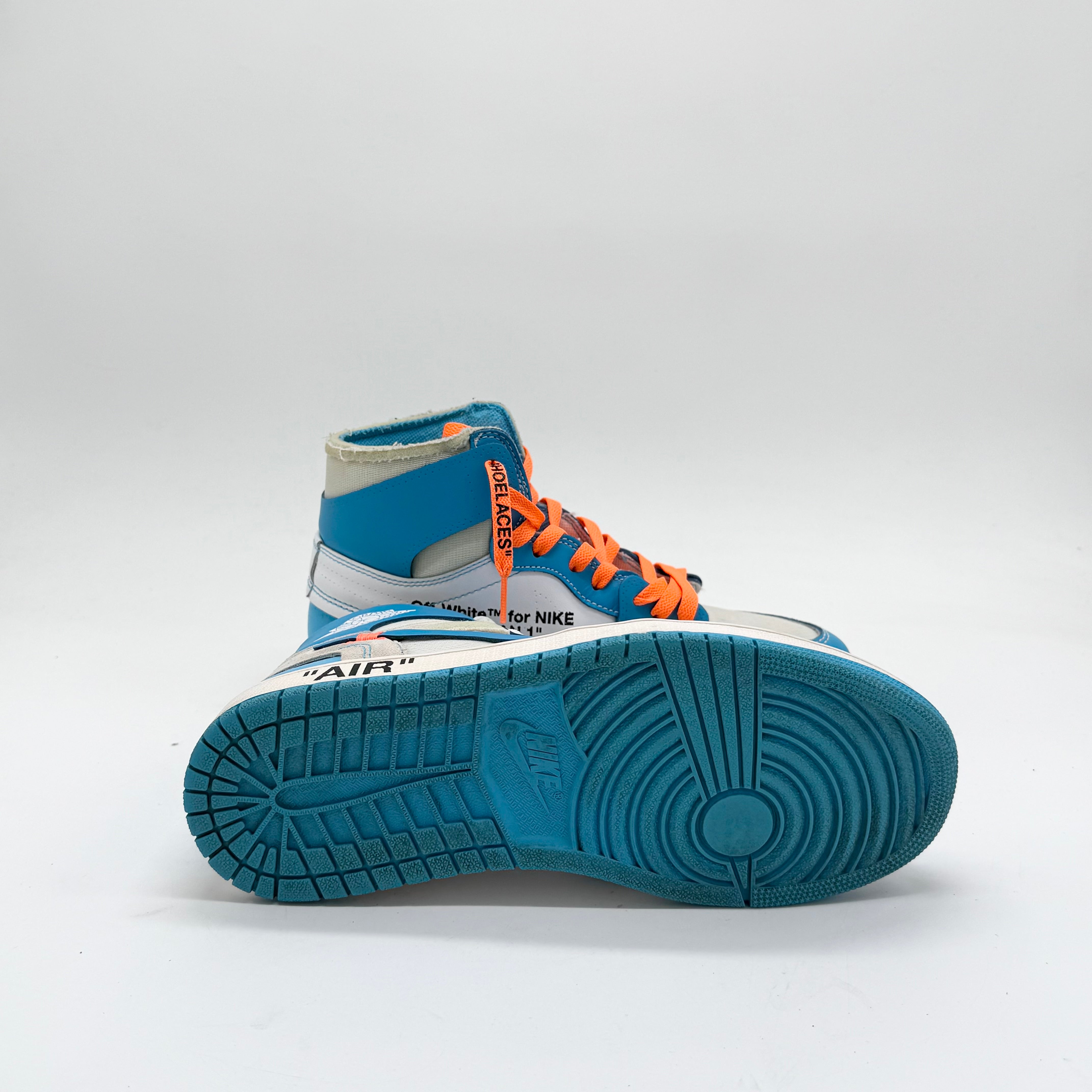 Nike Air Jordan 1 Retro High Off-White University Blue EU 41