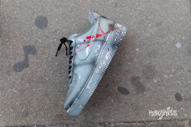 Metal Construction Custom Sneakers