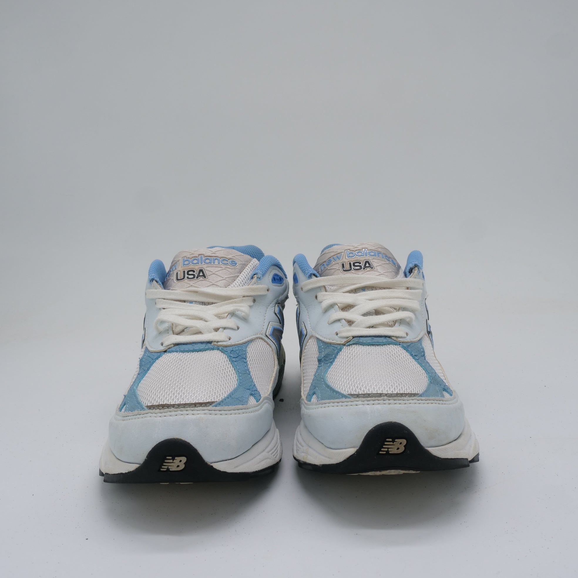 New Balance 990v3 White Baby Blue - EU 37.5