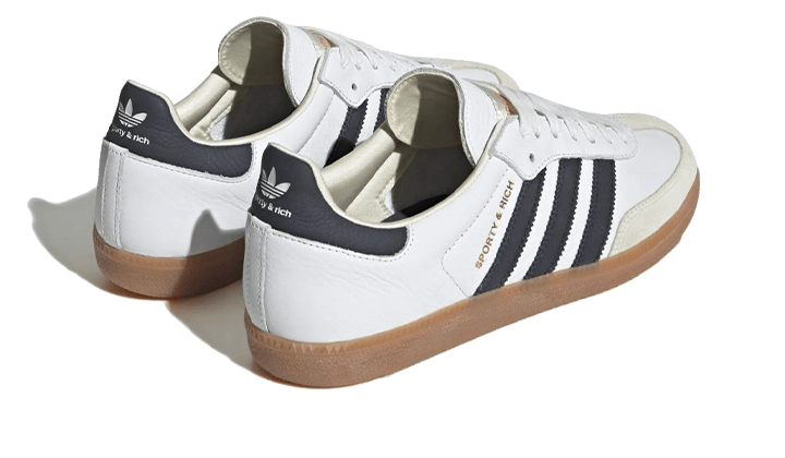 Adidas Samba OG Sporty and Rich White Black