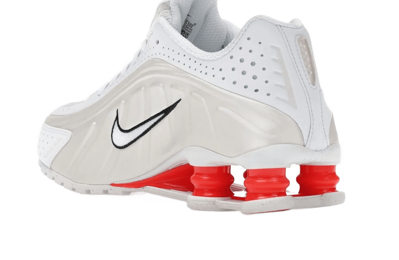 Nike Shox R4 White Phantom Picante Red - AR3565-103