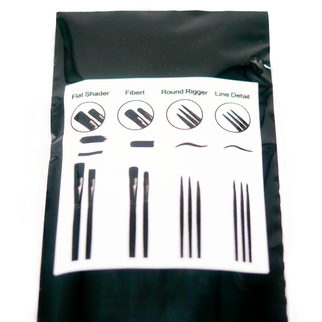 Pinceaux d'artiste KarlsKicks - Ensemble de pinceaux